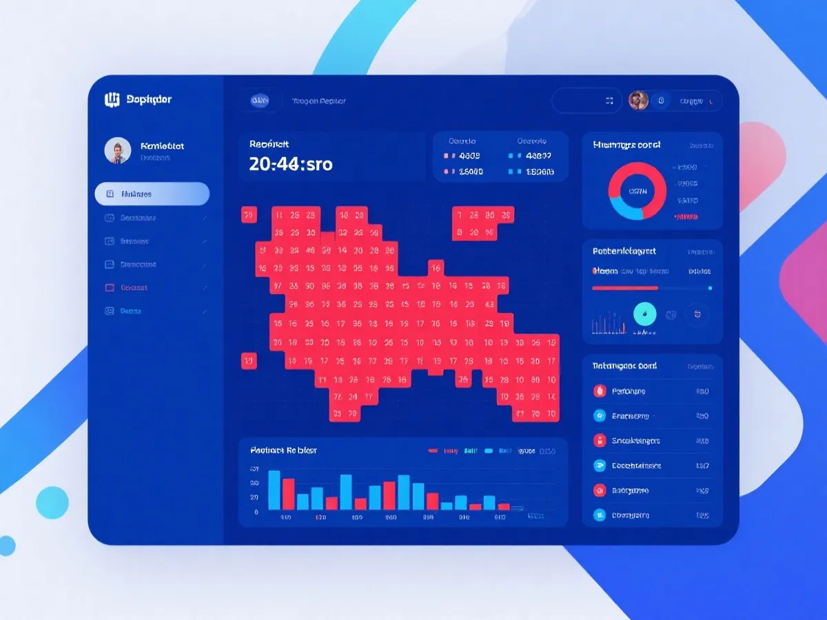 冷熱門號碼統計視覺示意